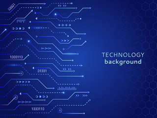 High-tech technology background texture.