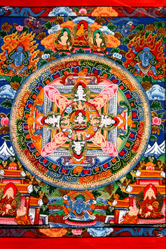 Tanka. Paint of Nepal. Year 2005