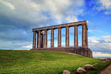 National Monument on Calton Hill Edinburgh Scotland