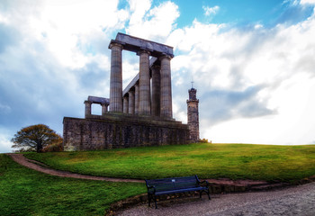 National Monument on Calton Hill Edinburgh Scotland