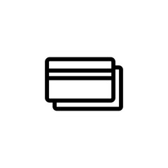 Payment card icon. Online shopping sign