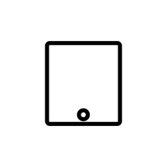 Tablet icon. Network sign