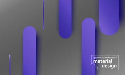 Geometric background. Material design.