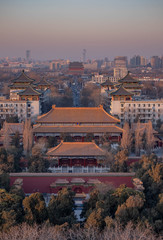 Fototapeta na wymiar The Forbidden palace at the Beijing City, China.
