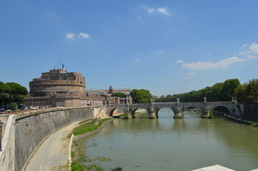 castel santangelo in rome italy