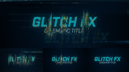 Vertical Glitch Title