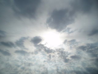 blue sky with clouds