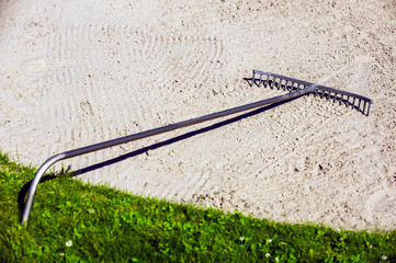 Golf rake