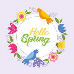 Hello spring card