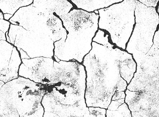 Distress old cracked concrete wall texture.