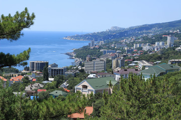 Obraz premium beautiful scenery mountain and sea