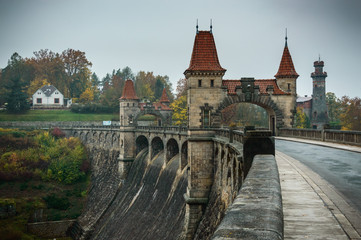 The old Les Kralove dam in Dvur Kralove nad Labem.