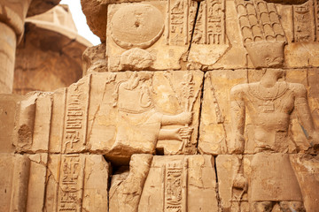 Karnak temple in Luxor,