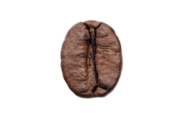 Naklejka premium Coffee bean isolated on white background