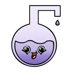 gradient shaded cartoon science experiment