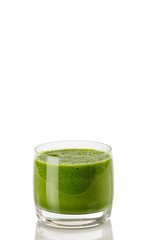 Fresh organic smoothie made with vegetables and fruits for a healthy diet