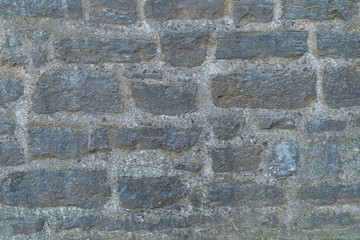 natural stonewall, battlement, direct perspective