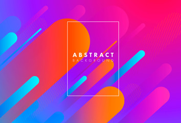 Colorful geometric background. Dynamic shapes composition.Trendy design. Lines. Eps10 vector.