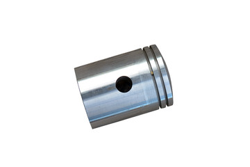 Piston car isolated on white background