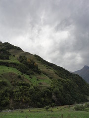 Georgian mountains gudamakari valley - Image       
