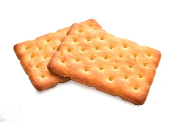 biscuits isolated on white background