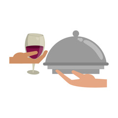 Wine and gastronomy concept