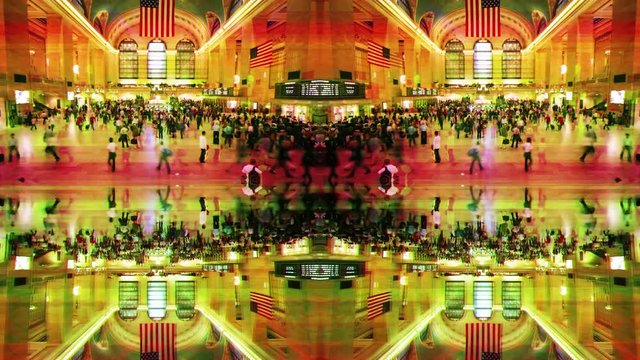 new york grand central station manhattan abstract pattern