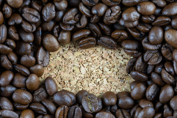 Coffee Beans and Blank