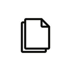 File archive icon. Blank sign