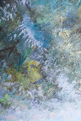 Artists oil paints multicolored closeup abstract background