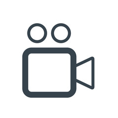 Camera icon. Video sign