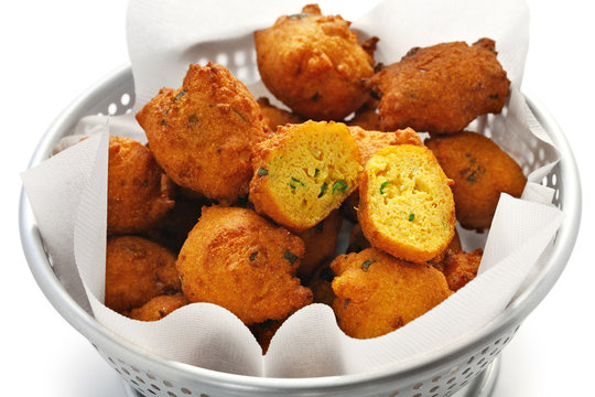 Homemade Hush Puppies, Southern Food, Deep Fried Cornbread Balls