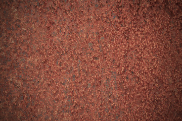 Dark rust background. rusty iron sheet surface. abstract backdrop and texture