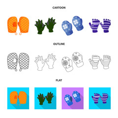 Vector illustration of silhouette and safety icon. Collection of silhouette and comfort stock vector illustration.