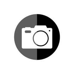 Photo camera icon, Photo camera silhouette