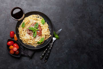 Spaghetti bolognese pasta