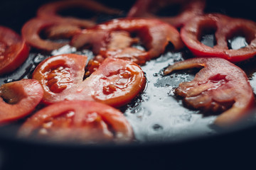 sausages on the grill