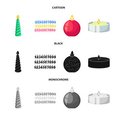 Vector illustration of relaxation and flame symbol. Collection of relaxation and wax stock symbol for web.