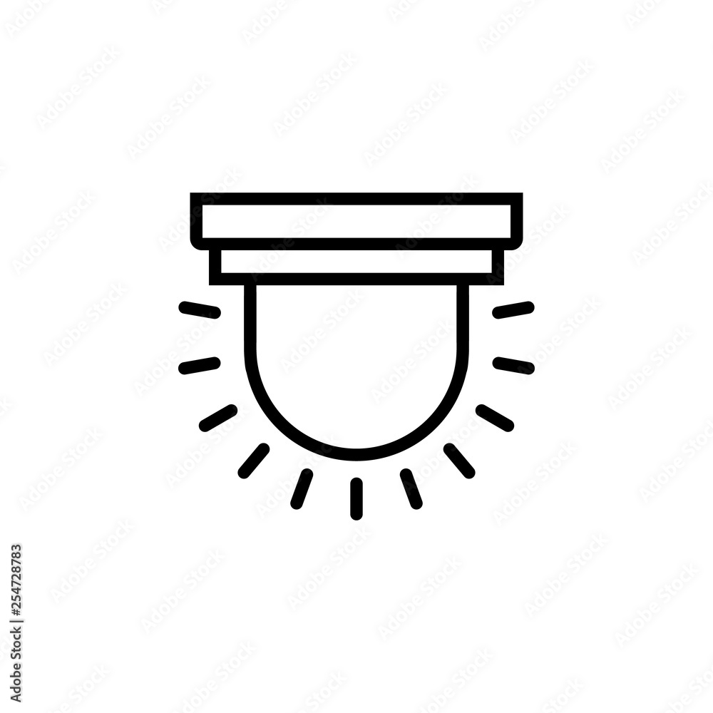 Wall mural Alarm icon vector. Alarm vector design. sign design. flat style. Vector EPS 10