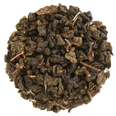 Pinglin Fo Shou Taiwan oolong in round shape