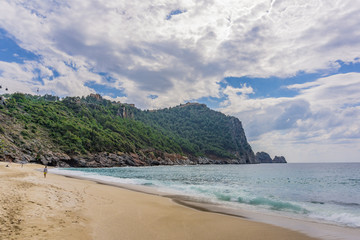 mediterranean sandy beach
