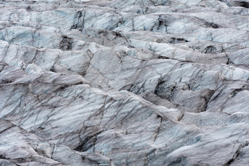 das Eis des Svinafell-Gletschers, Island