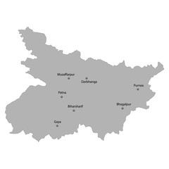 Obraz premium High Quality map state of India