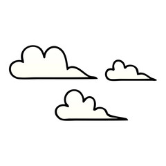 gradient shaded cartoon cloud