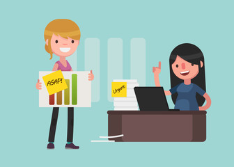 Business people vector illustrator