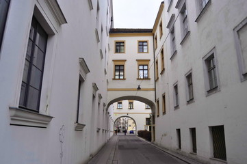 Fototapeta na wymiar Street in Vienna, Austria