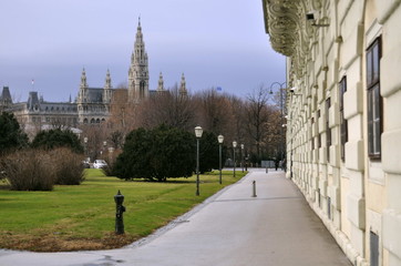 Obraz premium City Hall in Vienna, Austria