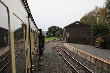 Fototapeta premium train at the railway station