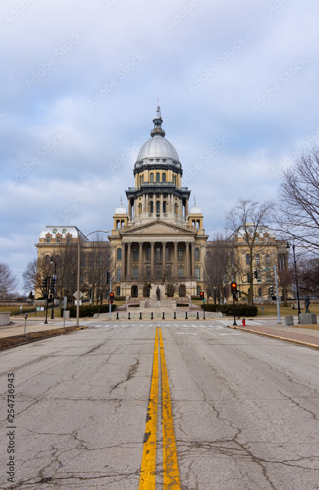 Wall mural road to the capitol