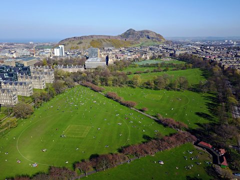 Edinburgh Meadows - Aerial